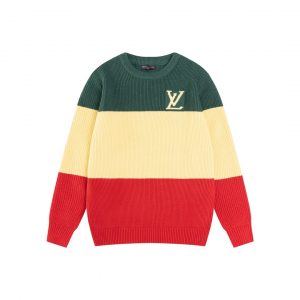 New Traffic Light Color-Matching Knit Sweater - Same_As_Photo, M