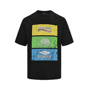 Square 3 logo print short-sleeved T-shirt - M, Black