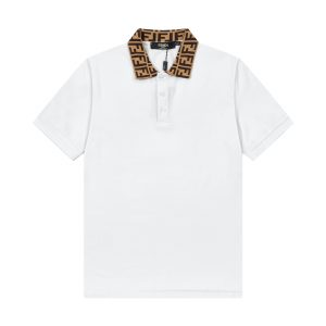 New high quality lapel Polo shirt - M, White
