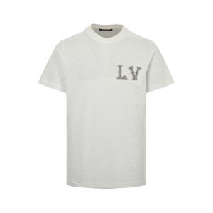 Rhinestone lettering T-shirt - XL, White