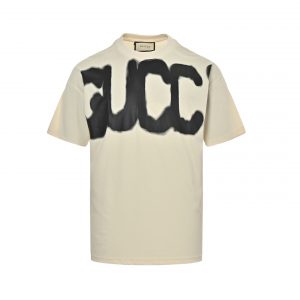 Graffiti lettering T-shirt - L, Khaki