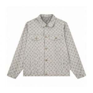 Cement Grey Lapel Jacket - L
