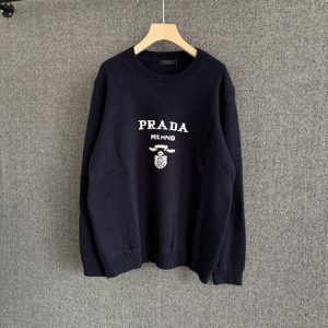Cozy Knit Long Sleeve Sweater - Navy, XXL