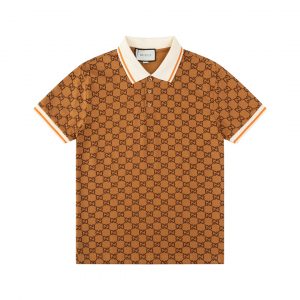 Retro all over print polo shirt - XL