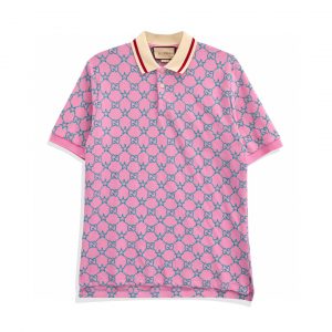 Five-Pointed Star Embroidered Short-Sleeved Polo Shirt