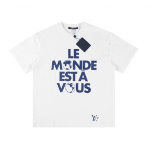 2025ss Early Spring Printed Mirrored T-Shirt - XS