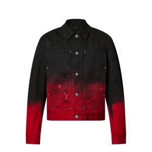 Volcanic Red Matching Denim Jacket - M