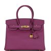 Hermes Birkin 35 Anemone Gold Hardware