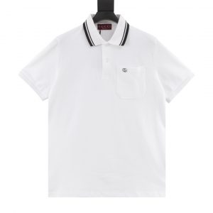 New Polo with pocket embroidery - XL, White