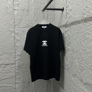 Silicone font letter T-shirt - XXL, Black
