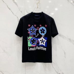 New graffiti print T-shirt - S, Black