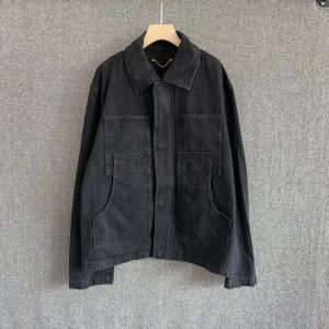 New Embossed Long Sleeve Jacket - M