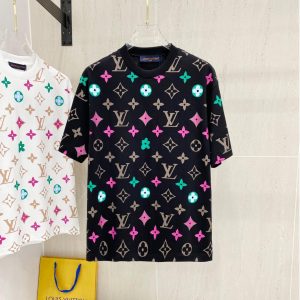 New Color Printed T-shirt - XL, Black