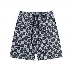 Jacquard Knit Shorts - L, Gray