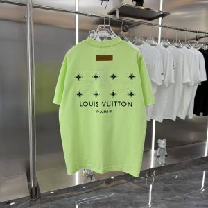 High Quality Mens Summer Crew Neck T-shirt - XL, Green