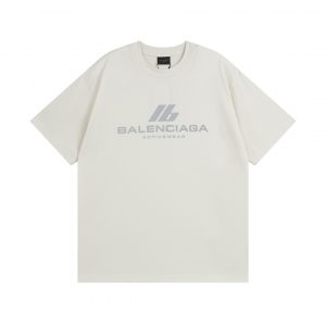 Simple letter print t-shirt - White, S