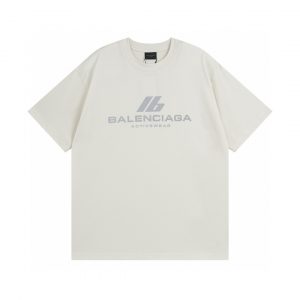 Reflective Lettering Cotton T-shirt