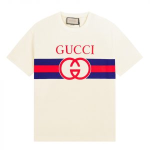 New Simple Letter Cotton T-shirt - M