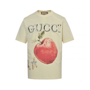 Funny cartoon series printed T-shirt - L