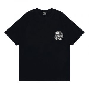 Billiards lettering print T-shirt - S, Black