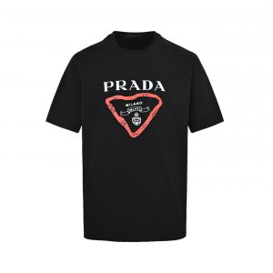 Triangle logo crown T-shirt