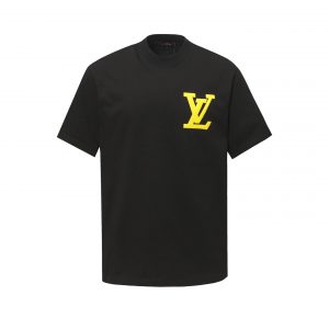 Foam letter print T-shirt - S, Black
