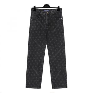 New Cargo Style Printed Jeans - Black, L