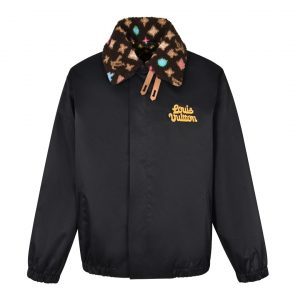 Plus neckline casual jacket jacket - Black, M
