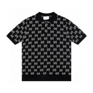 Letter full print polo - Black, M