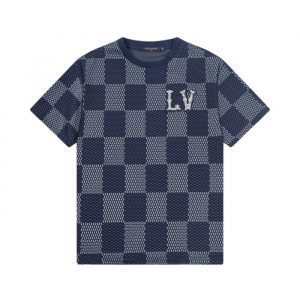 Classic Checkerboard T-shirt - Blue, M