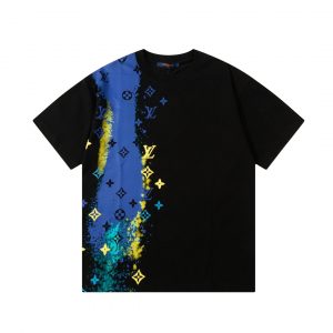 Star River Textured Printed T shirt - Black, XL
