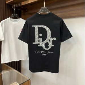New summer short-sleeved T-shirt - M, Black