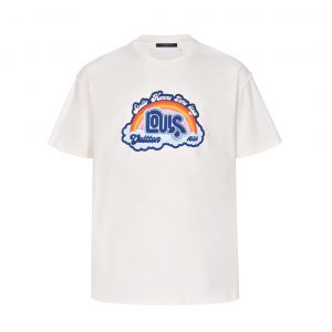 23ss rainbow print short-sleeved T-shirt - L