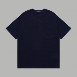 All-over jacquard mosaic T-shirt - M, Black