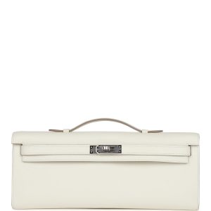 Hermes Kelly Cut Mushroom Palladium Hardware