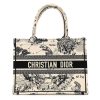 Christian Dior Canvas  Zodiac Toile  Book Tote Latte