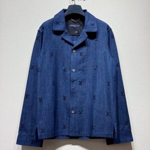 Beaded Letters LOGO Shirt Jacket - S