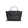 Celine Mini Belt Bag In Grained Calfskin Black 189103Zva38No