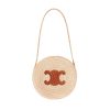 Celine Small Round In Corn Leaves And Calfskin Natural 199562Edn02Nt