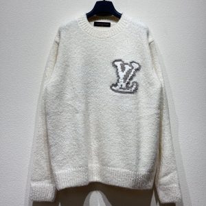Classic Intarsia LOGO Sweater - L