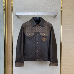 Monogram Leather Jacket - XXXL/56