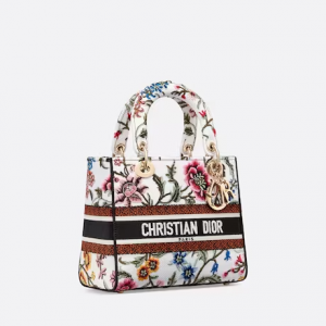 Lady D-Lite Bag White  Dior