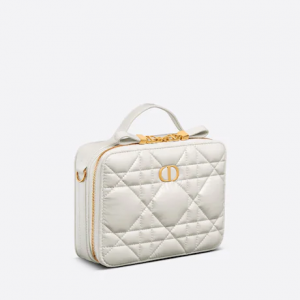 Dior Caro Box Bag Latte  Calfskin