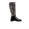 Valentino Garavani Rockstud Grainy Calfskin Ankle Boot Black 3W2S0P62Vce 0No