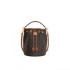 Celine Clara Triomphe Canvas Calfskin Brown 23Cm