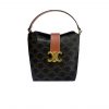 Celine Mini Bucket Triomphe In Triomphe Canvas 17Cm
