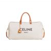 Celine Large Voyage Bag In White Canvas 50Cm