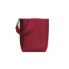 Celine Sangle Small Bucket Bag In Soft Grained Calfskin Burgundy 26Cm