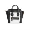 Celine Nano Luggage Handbag Black White 20Cm