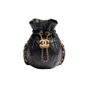 Chanel Clutch With Strap Black 15Cm Ap3272 B10640 94305